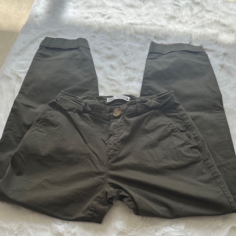 Zara Men's Khaki Chinos